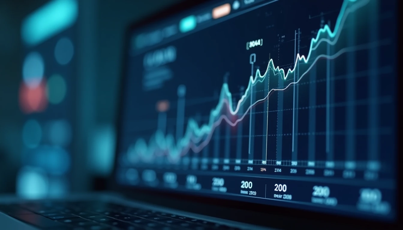Robo advisor automated investment platform interface detailed user experience showing projected wealth accumulation graph over 20 years with slider controls for monthly savings rate